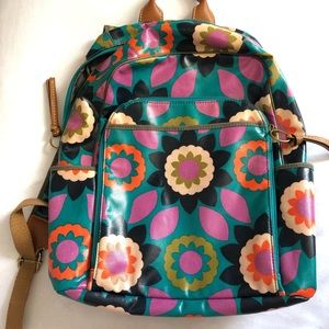 Teal floral Fossil backpack